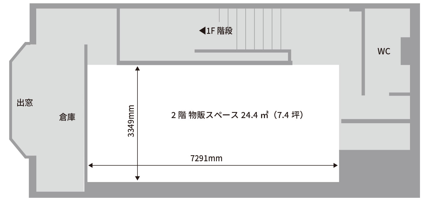 ショップレイアウト2階